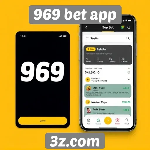 Análise da interface do 969 bet app